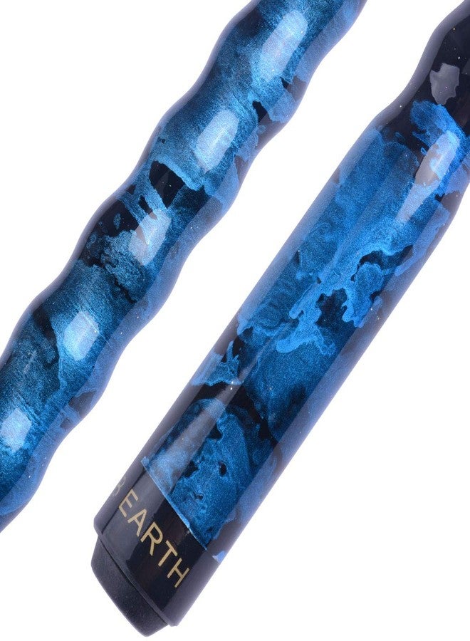 AB Earth 58" Pool Cue/Pool Stick Ergonomic Design Hardwood Canadian Maple 13mm Tip 18-21oz Billiard Cue B1SN, Blue 19oz - Image 1